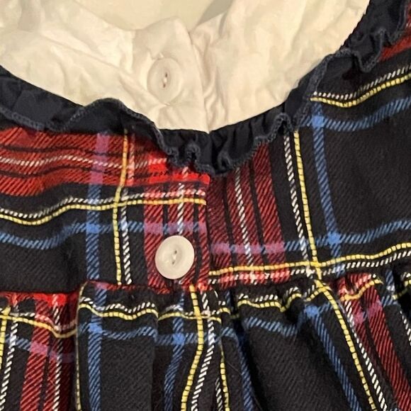 Marie Nicole Cotton Plaid Reindeer Christmas Dress Size Small (2 years) - Picture 6 of 6